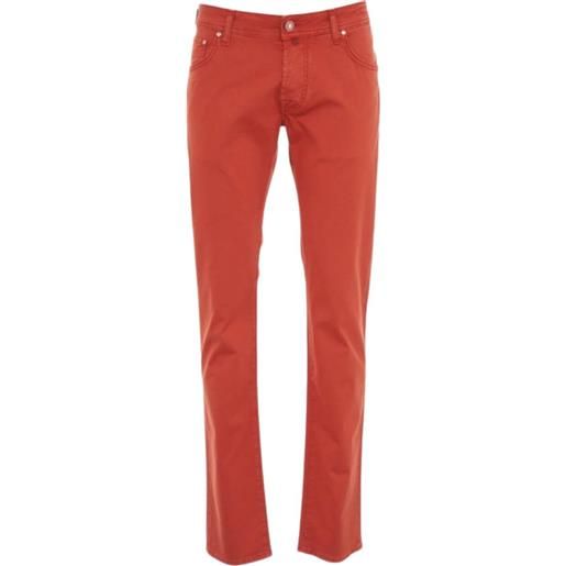 Jacob Cohen pantalone uomo nick slim fit rosso / 45
