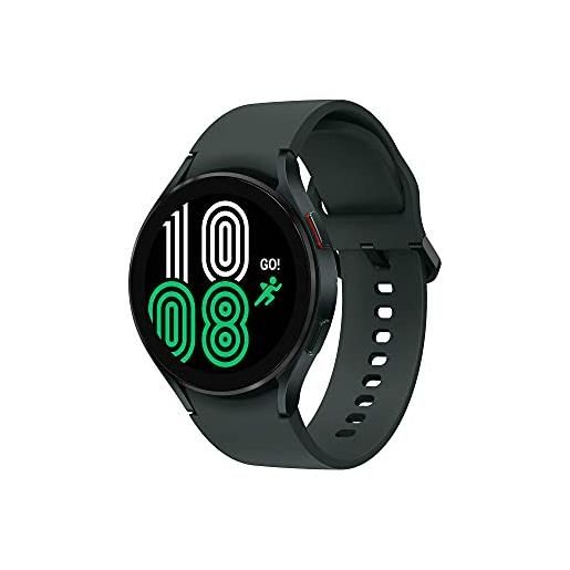 Samsung galaxy watch4 44mm orologio smartwatch, monitoraggio salute, fitness tracker, batteria lunga durata, bluetooth, verde (green), 2021 [versione italiana]