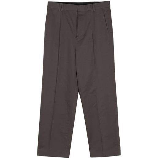 Paul Smith pantaloni sartoriali con effetto mélange - grigio