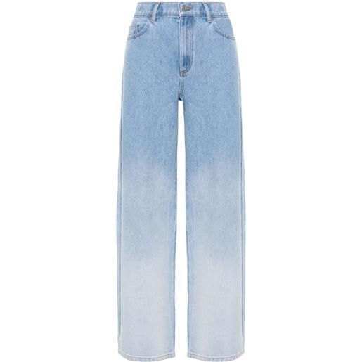 Claudie Pierlot jeans sfumati a vita alta - blu