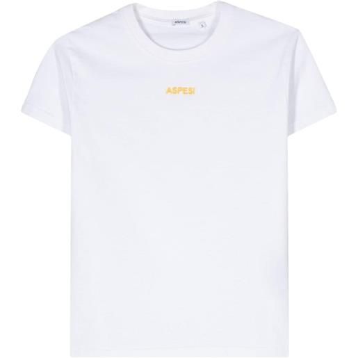 ASPESI t-shirt con ricamo - bianco