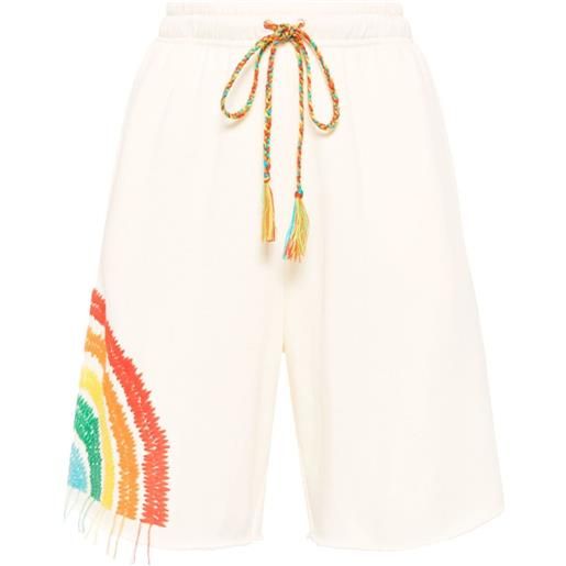 Mira Mikati shorts rainbow - bianco