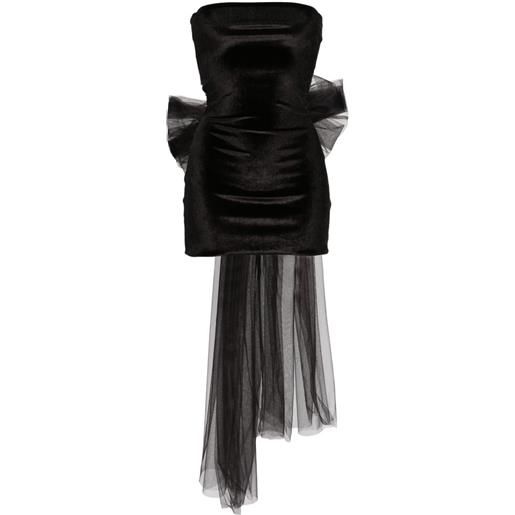 Atu Body Couture minigonna con fiocco - nero