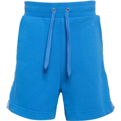 Moschino shorts con stampa - blu