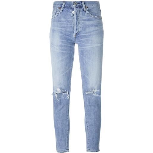 Citizens of Humanity distressed skinny jeans - blu