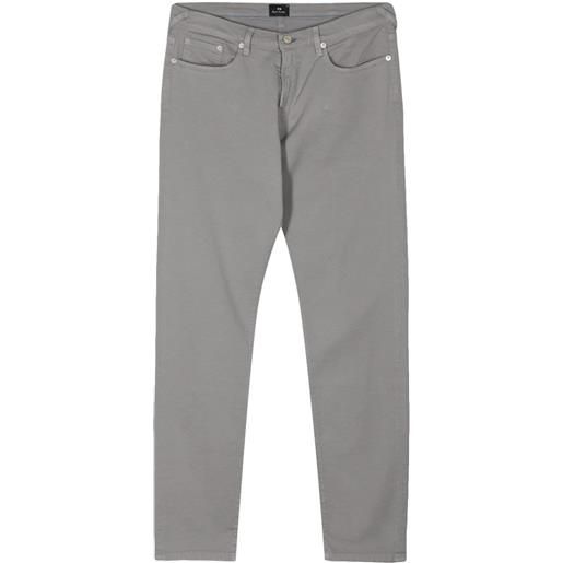 PS Paul Smith pantaloni slim con applicazione - grigio