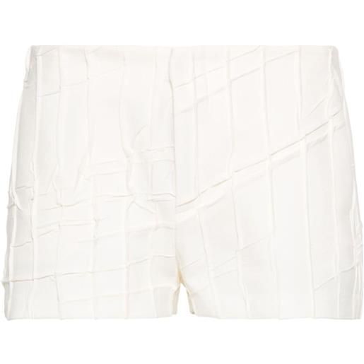 Blumarine shorts con pieghe - toni neutri