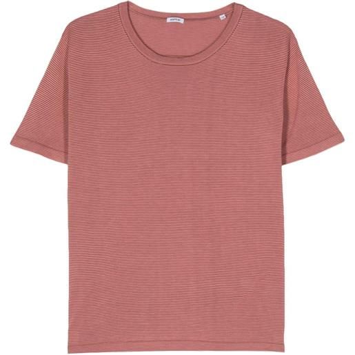 ASPESI t-shirt a righe - rosa