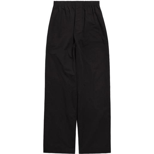Balenciaga pantaloni large pajama - nero