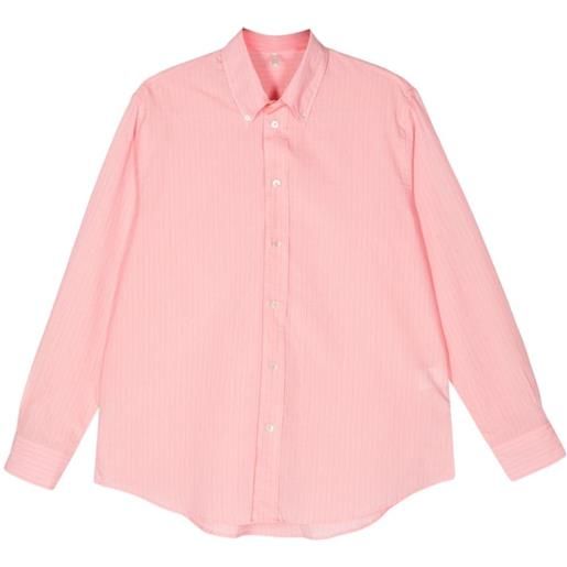 Sunflower camicia gessati - rosa