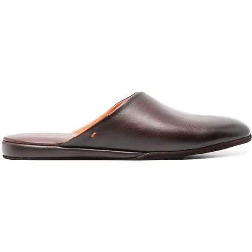 Santoni slippers beachy - marrone