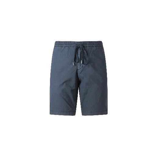 TOMMY HILFIGER shorts blu con logo per uomo
