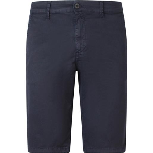 LYLE E SCOTT shorts blu con mini logo per uomo