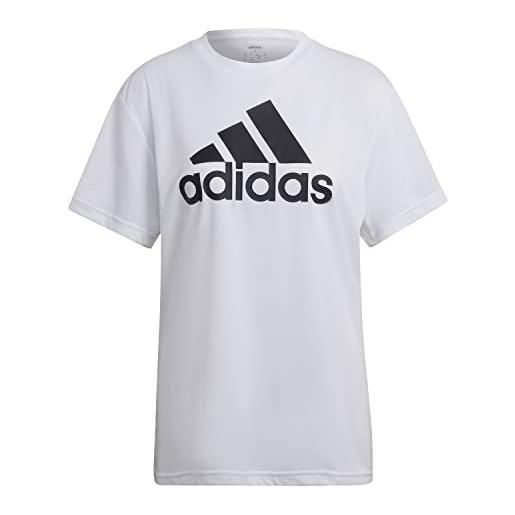 adidas w bl boyf t, t-shirt donna, white/black, s