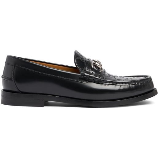GUCCI kaveh leather loafers