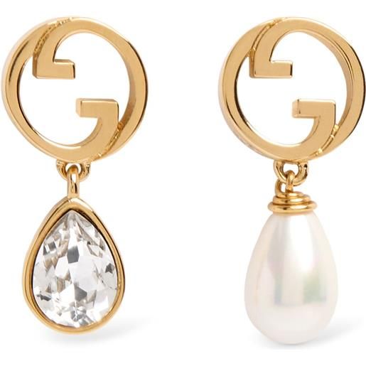 Gucci blondie brass mismatched earrings