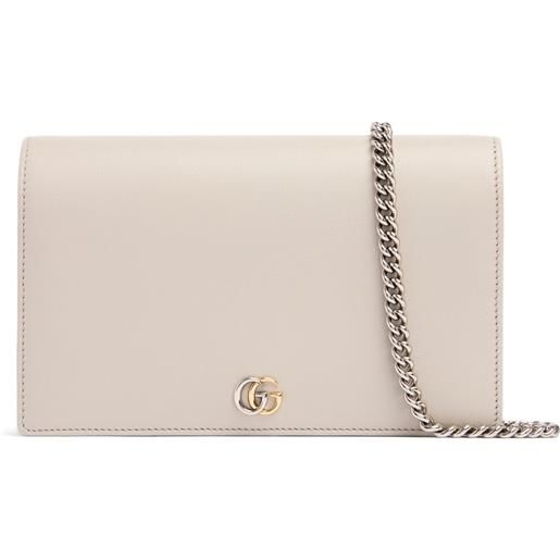 GUCCI gg marmont leather chain wallet