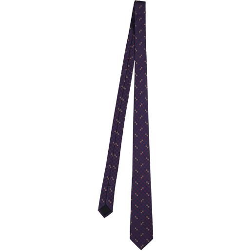 GUCCI cravatta morset in seta 7cm