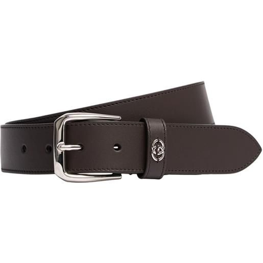 GUCCI 3.5cm squared buckle leather belt