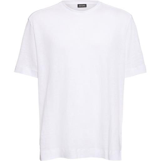 ZEGNA pure linen jersey t-shirt