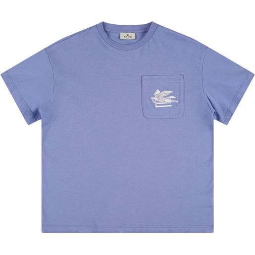 ETRO t-shirt in jersey di cotone con logo