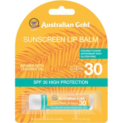 Australian Gold spf30 lip balm blister 4,2gr stick solare alta prot. 