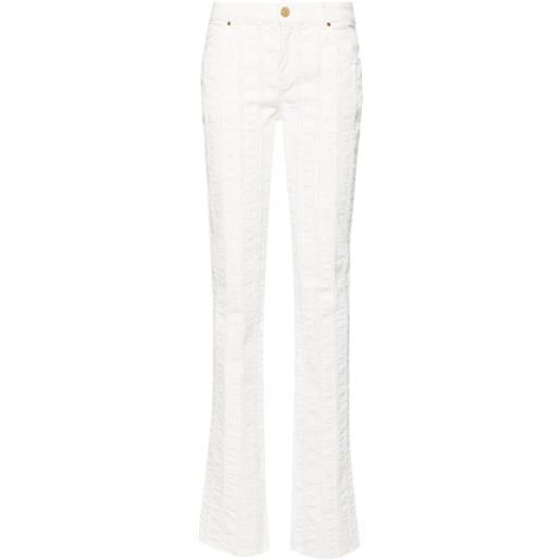 Blumarine pantaloni slim - bianco