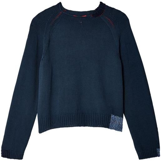 Eckhaus Latta maglione cinder - blu