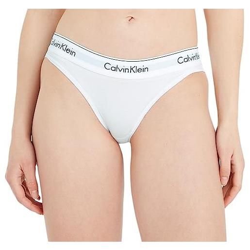 Calvin Klein bikini 0000f3787e, mutandine bikini donna, bianco (white), l