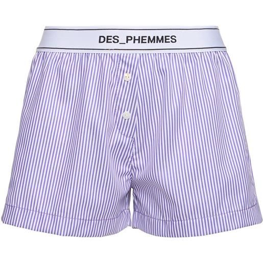 DES PHEMMES shorts in popeline