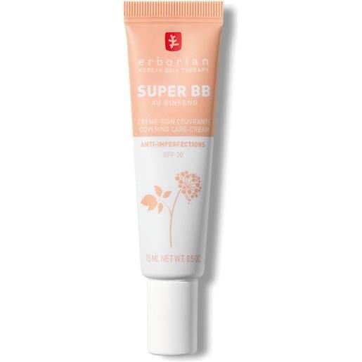 Erborian crema bb spf 20 super bb (covering care-cream) 15 ml nude