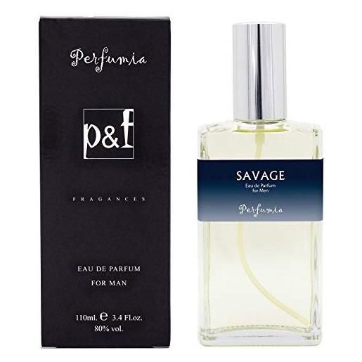 P&F Perfumia savage by p&f perfumia, eau de parfum spray, uomo, 110 ml