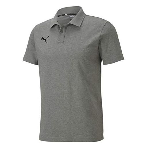 PUMA teamgoal 23 casuals, polo uomo, medium gray heather, s