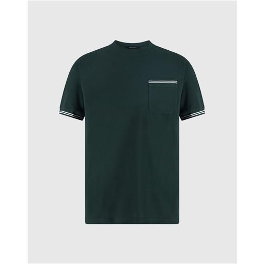 Colmar Originals t-shirt regular pique verde uomo