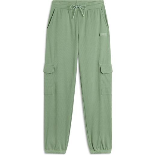 Freddy pantaloni cargo da donna in tessuto jersey waffle