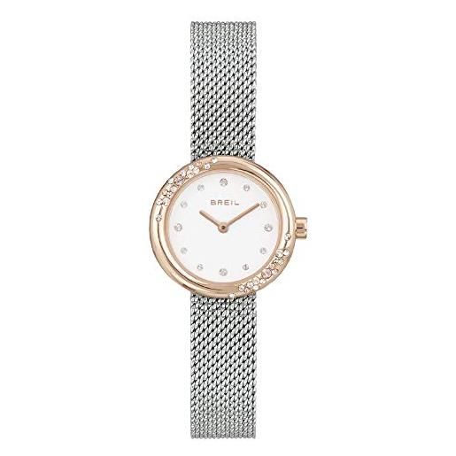 Breil - orologio per donna rotondo con quadrante mono-colore e cassa in acciaio collezione wish watches