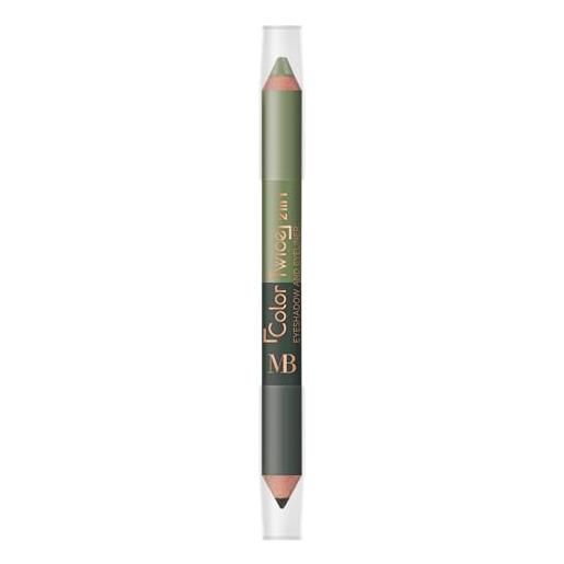 MB Milano - matita occhi doppia punta - ideale per smoky eyes - verde - facile da lavorare - made in italy