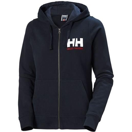 Helly Hansen women's hh logo full zip felpa navy xl