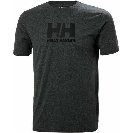 Helly Hansen men's hh logo camicia ebony melange s