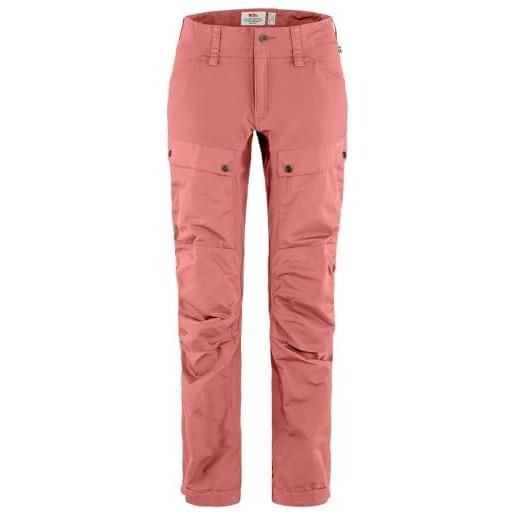 Fjallraven 86705-300 keb trousers curved w pantaloni sportivi donna dusty rose taglia 42/r