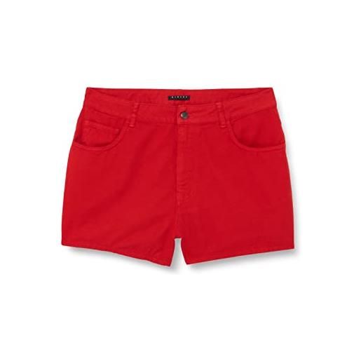 Sisley womens 4zn5l9003 shorts, red 29l, 30