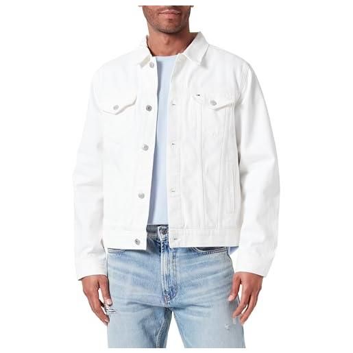 Tommy Hilfiger trucker jkt rgd mw0mw34522 giacche di jeans, denim (gabe white), m uomo