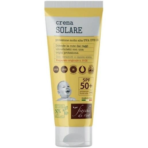 Fiocchi di Riso crema solare bimbi spf 50+ protezione solare viso e corpo 100 ml
