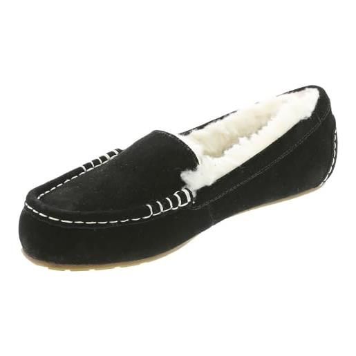 Koolaburra by ugg women's lezly slipper, black, 43 eu