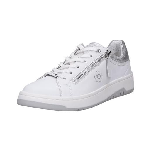 bugatti 435-ai305, con lacci donna, beige/oro, 37 eu
