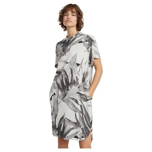 G-STAR RAW printed loose t-shirt dress donna, multicolore (antarctica watertexture palm d24484-d611-g636), xxs