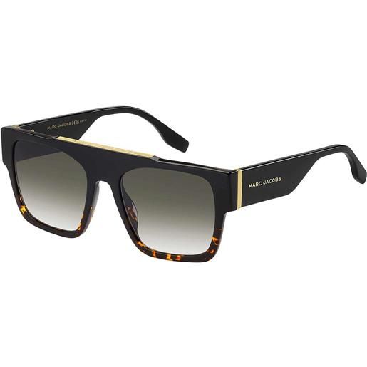 Marc Jacobs occhiali da sole Marc Jacobs neri forma rettangolare 206959wr7539k