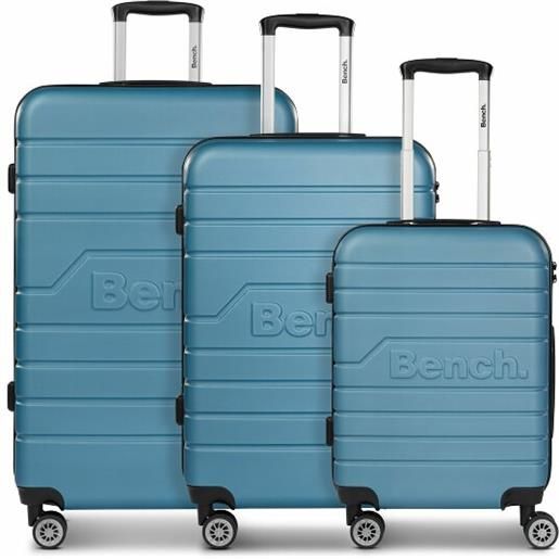 Bench seattle 4 ruote set di valigie 3 pezzi blu