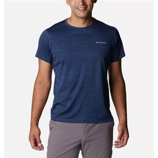 Columbia t-shirt alpine chill zero collegiate navy da uomo