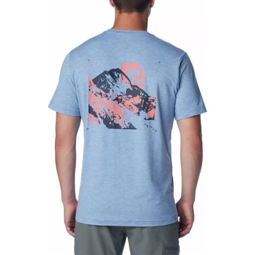 Columbia t-shirt stampata kwick hike skyler da uomo